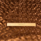 3 Metres Embossed Soft Velvet 55" Wide (Brown)