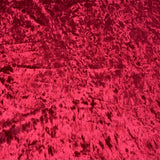 3 Metres Crushed Soft Velvet 55" Wide (Maroon)