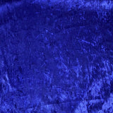 3 Metres Crushed Soft Velvet 55" Wide (Royal)