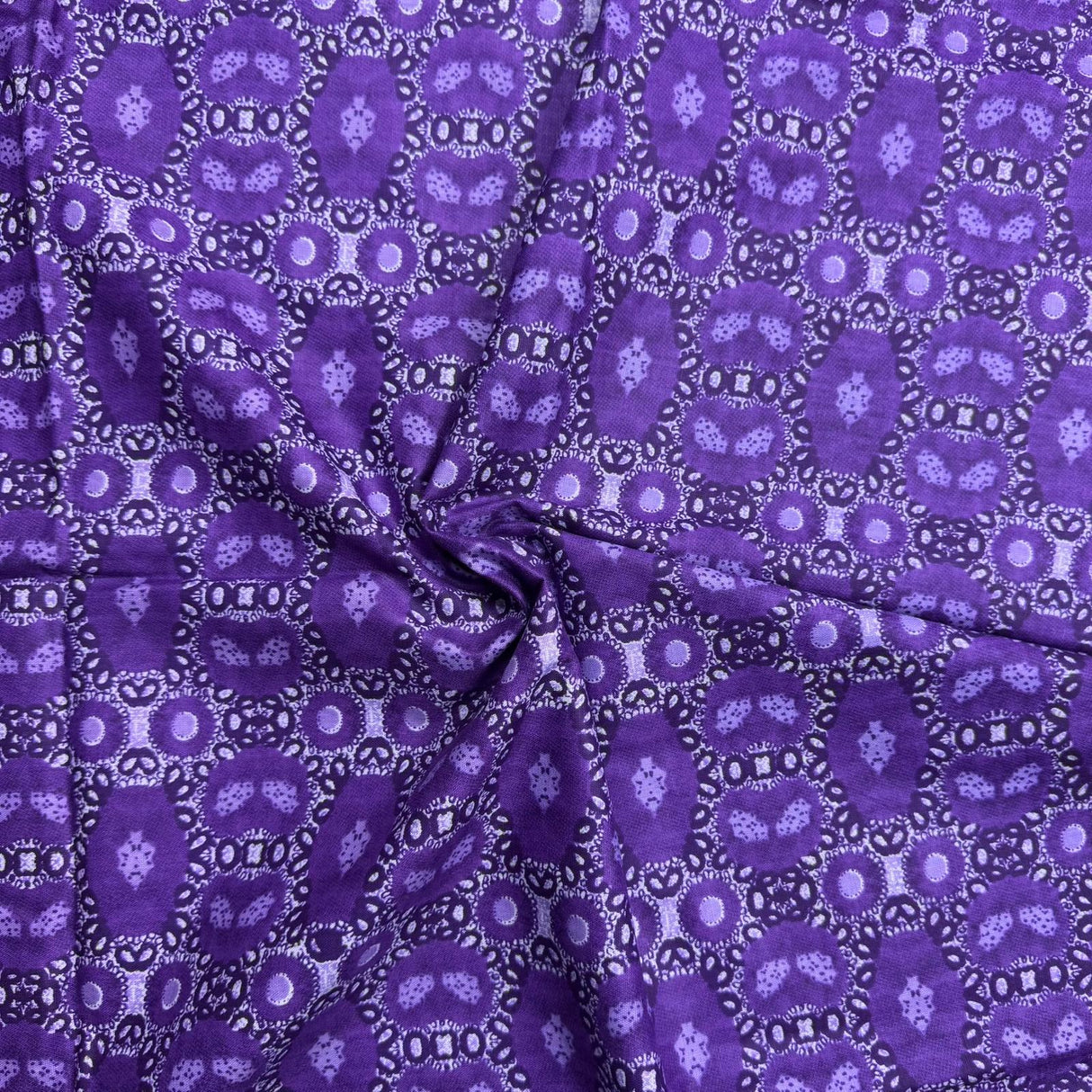 3 Metres Luxury 100% Cotton - 36" Wide - (Purple)