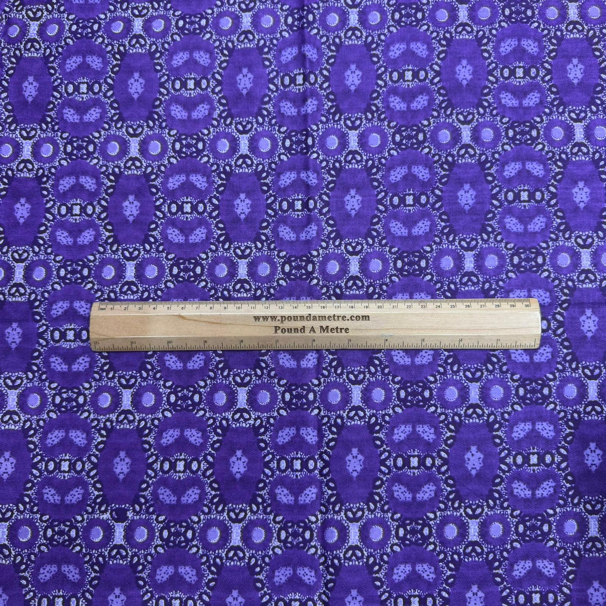 3 Metres Luxury 100% Cotton - 36" Wide - (Purple)