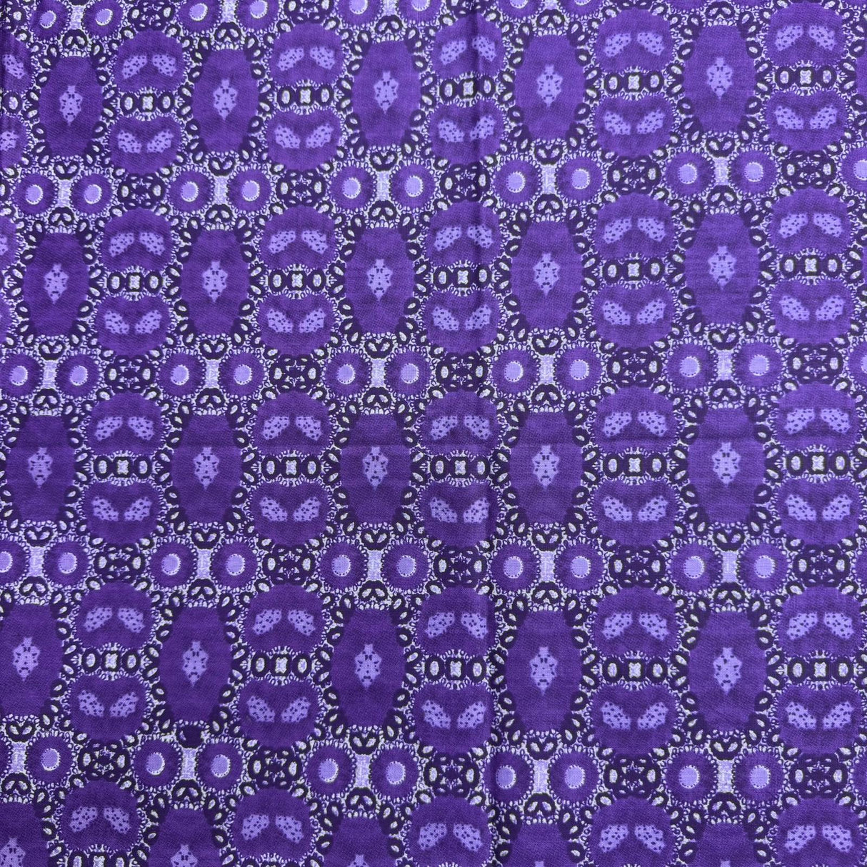 3 Metres Luxury 100% Cotton - 36" Wide - (Purple)