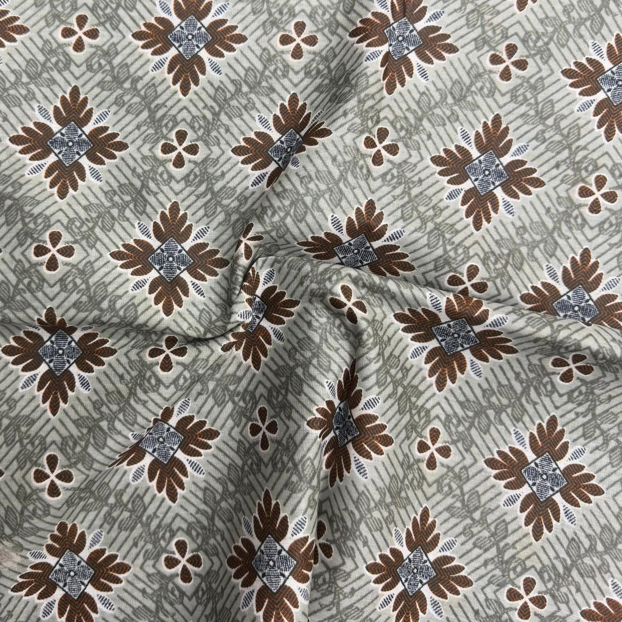 3 Metres Luxury 100% Cotton - 36" Wide - (Khaki)