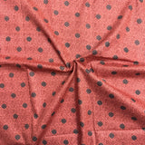 3 Metres Luxury 100% Cotton - 36" Wide - (Rusty Red)