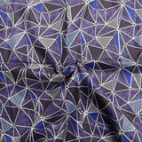 3 Metres Luxury 100% Cotton - 36" Wide - (Purple Mirror)