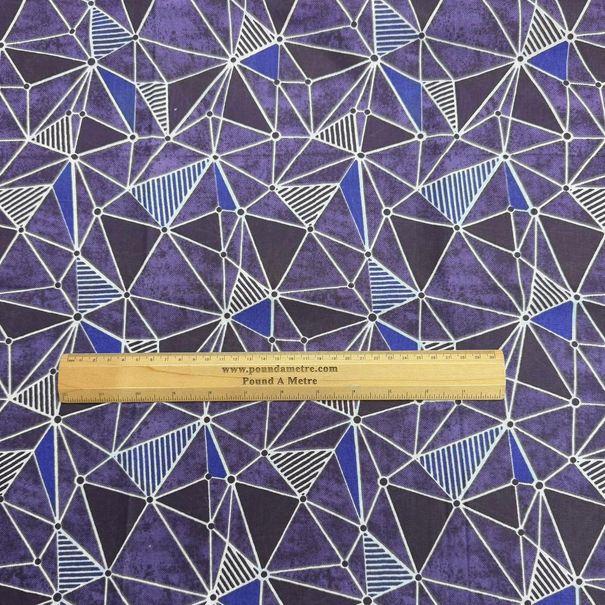 3 Metres Luxury 100% Cotton - 36" Wide - (Purple Mirror)