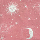 3 Metre Luxurious Soft Viscose Jersey - 55" (Pink Skies)