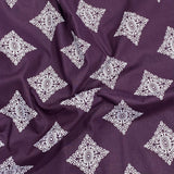 3 Metres Luxury 100% Cotton - 36" Wide - Purple (Design Will Vary)