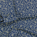 3 Metres Luxury 100% Cotton - 36" Wide - Navy (Design Will Vary)