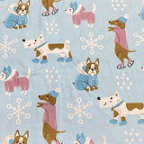 3 Metres Super Soft Cotton Feel Jersey 55" - (Dogs)