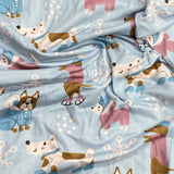 3 Metres Super Soft Cotton Feel Jersey 55" - (Dogs)