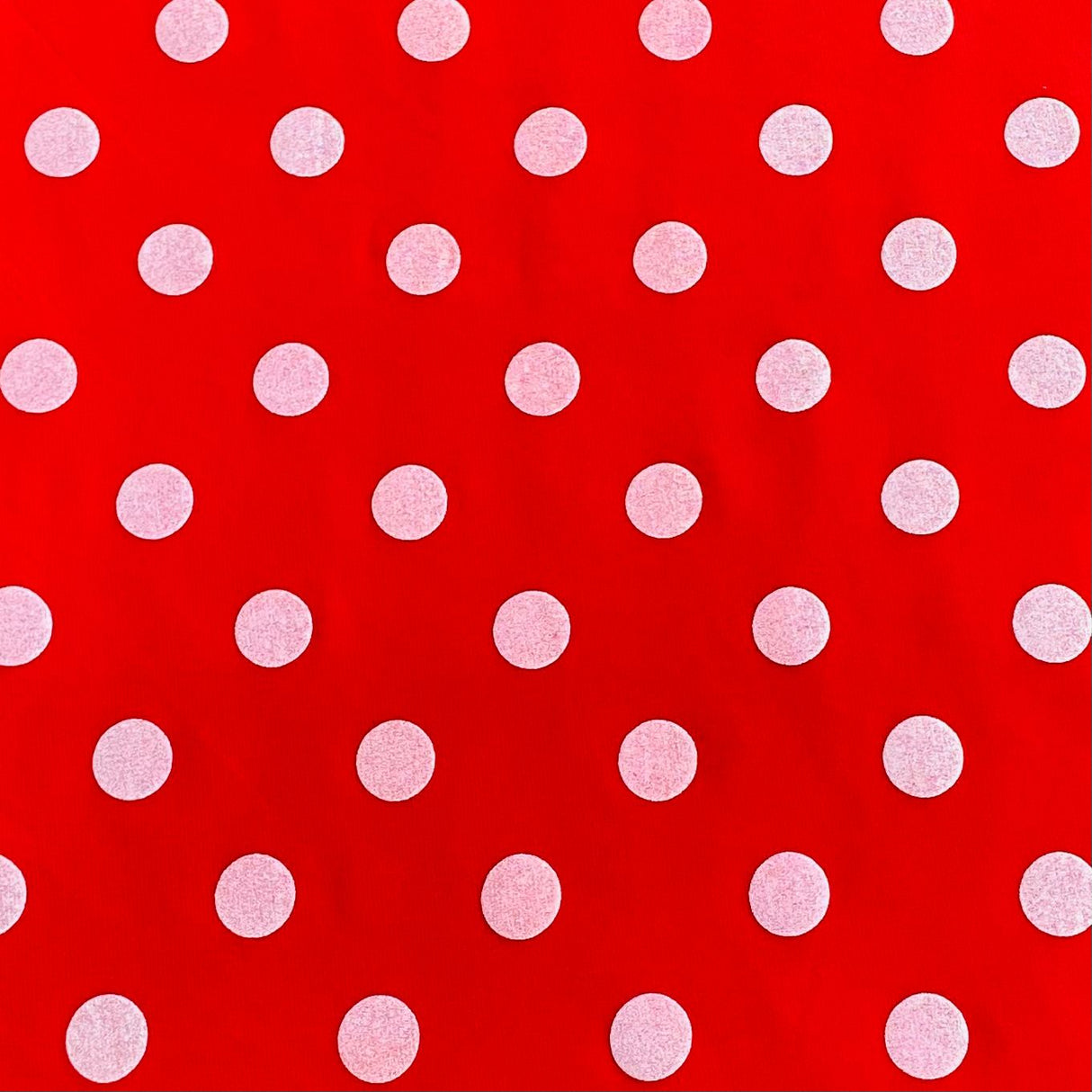 3 Meters Dressmaking Lycra Jersey 55" Wide (Red Polka)