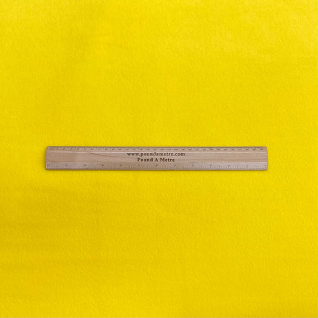 3 Metres Polar Anti Pill Fleece 55" Wide (Yellow)