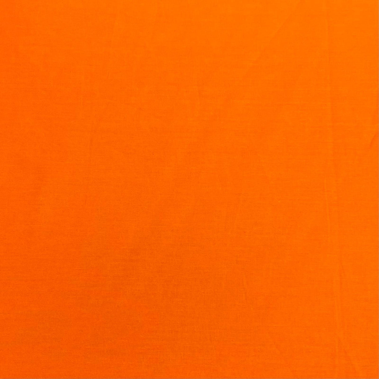 Super Soft Plain Quilting 100% Cotton- 59" Wide (Orange)