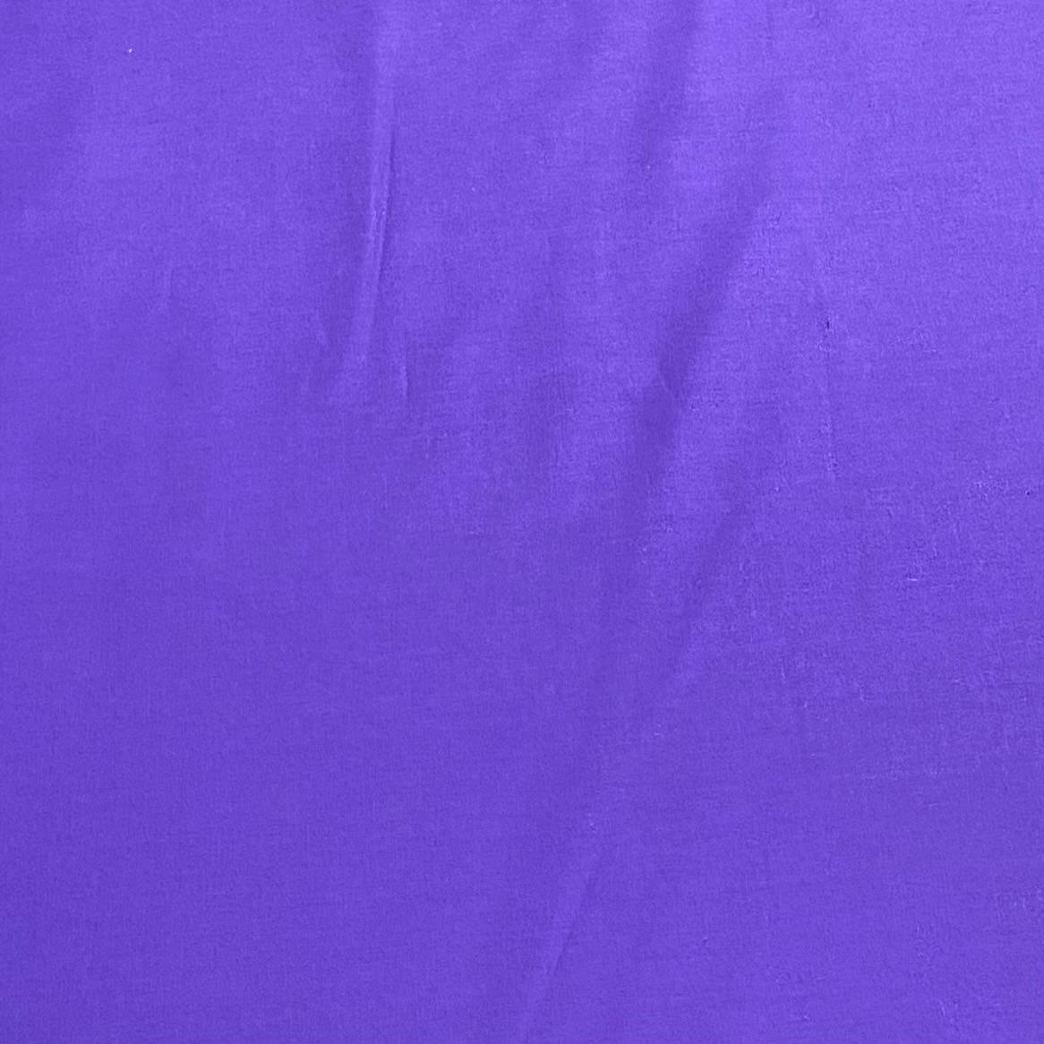 Super Soft Plain Quilting 100% Cotton- 59" Wide (Purple)