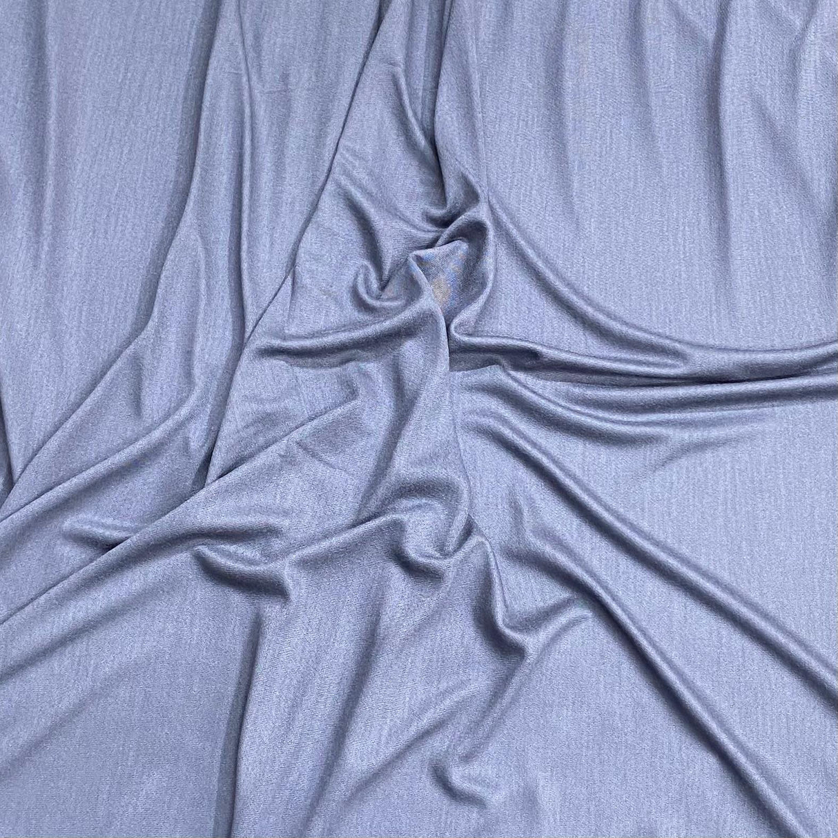 3 Metre Luxurious Soft Viscose Jersey - 55"-  Grey (Clearance Sale)