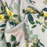 3 Metres Luxury Soft Printed Ponte Scuba - 55" Wide - Garden (Clearance Sale)