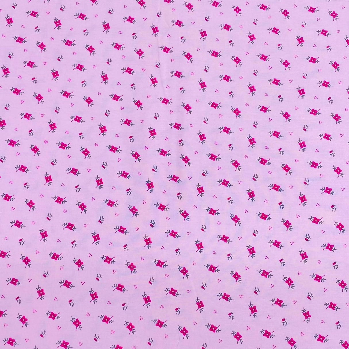 3 Metres Luxury 100% Cotton - 36" Wide - (Pink Floral)