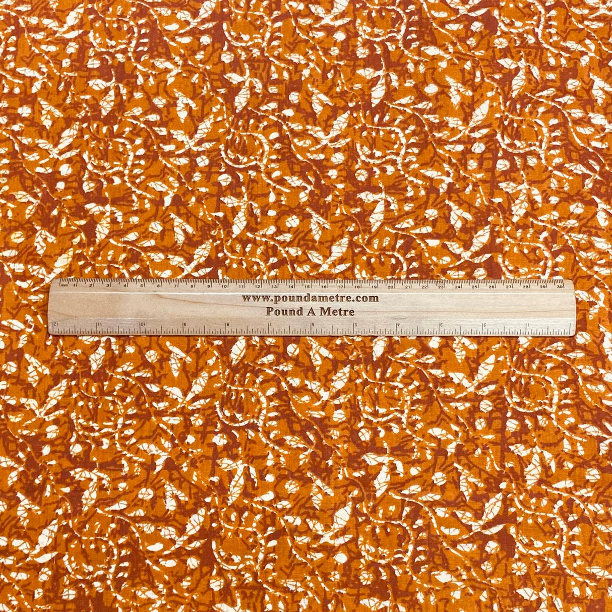 3 Metres Luxury 100% Cotton - 36" Wide - (Orange)