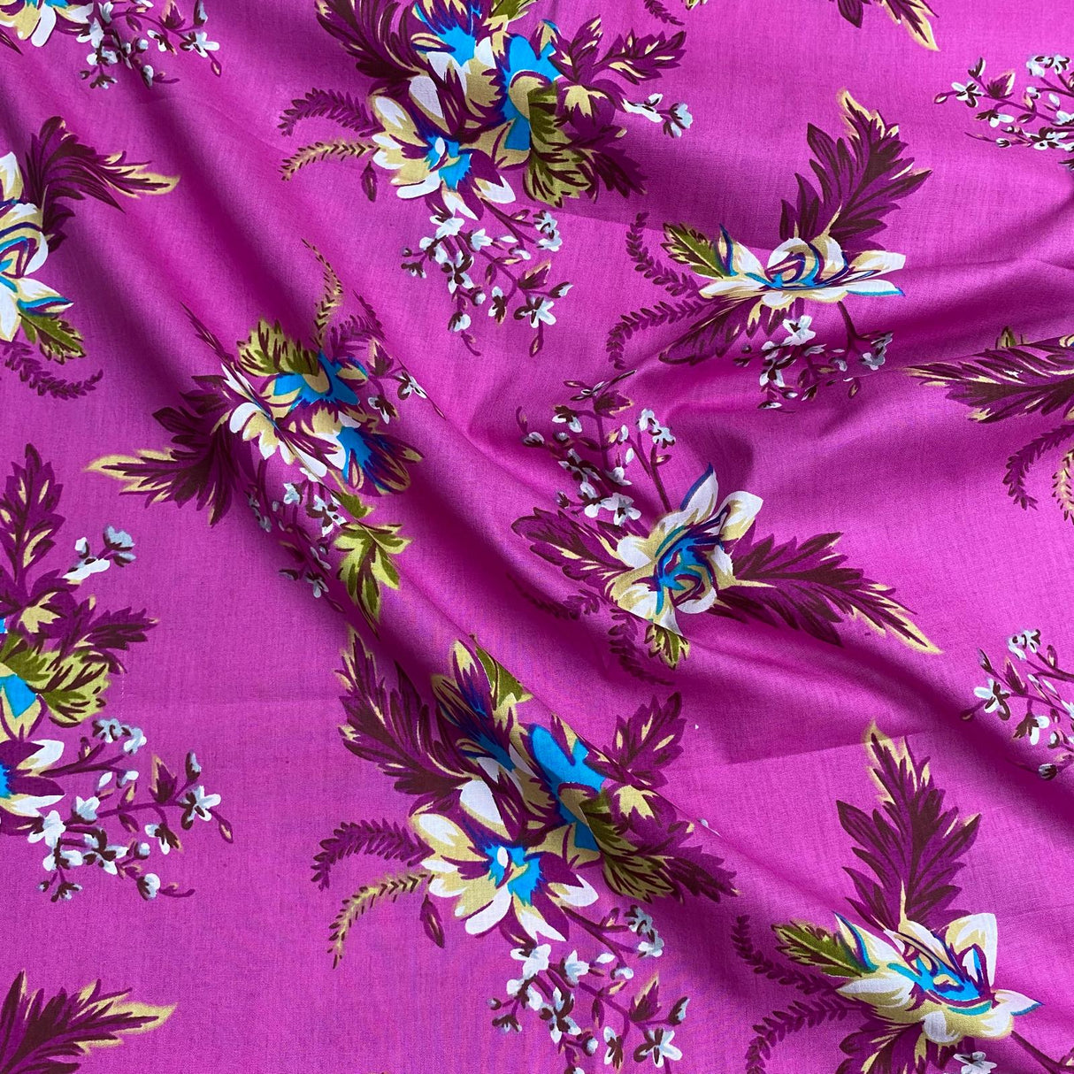 3 Metres Luxury 100% Cotton - 36" Wide - (Purple)