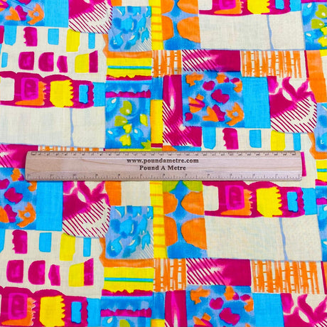 3 Metres Luxury 100% Cotton - 36" Wide (Multicolour)