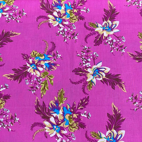 3 Metres Luxury 100% Cotton - 36" Wide - (Purple)