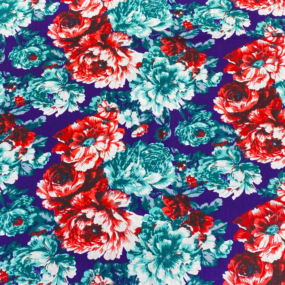 3 Metres Luxury 100% Cotton - 36" Wide (Peonies)