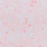 3 Metres, Premium Quality, Printed Dressmaking Viscose - 55" Wide (Baby Pink)