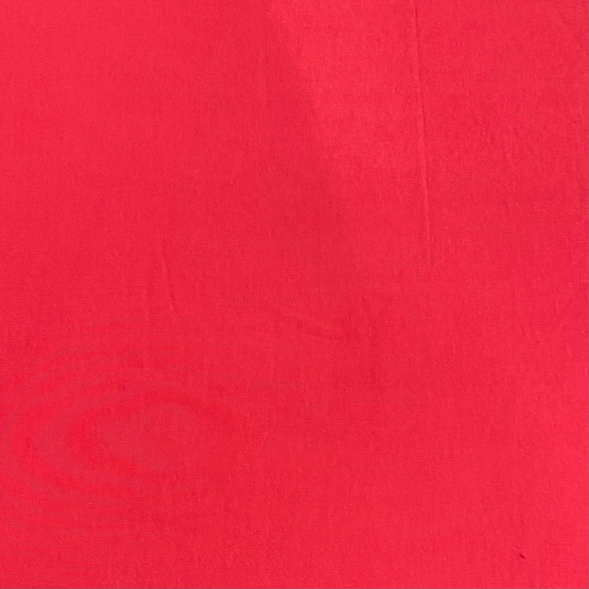 3 Metres Cotton Looped Backed Terry Jersey 55" Wide (Red)