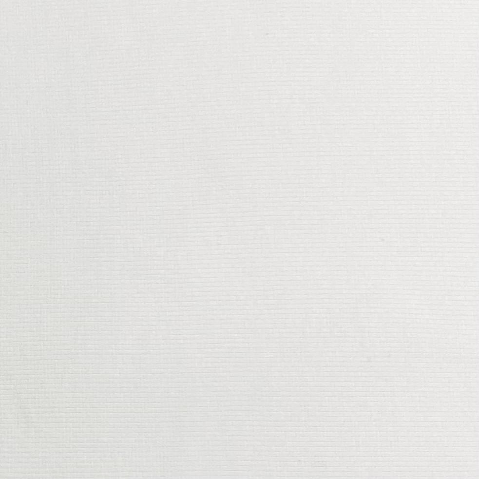 3 Metre Soft Cuffing Ribbing Fabric - 22" Wide (White)