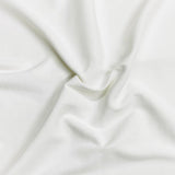 3 Metre Soft Cuffing Ribbing Fabric - 22" Wide (White)