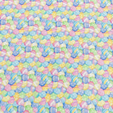 Per Metre 100% Digital Cotton Easter Print - (Eggs)