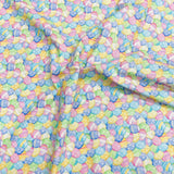 Per Metre 100% Digital Cotton Easter Print - (Eggs)