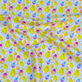 Per Metre 100% Digital Cotton Easter Print - (Chick)