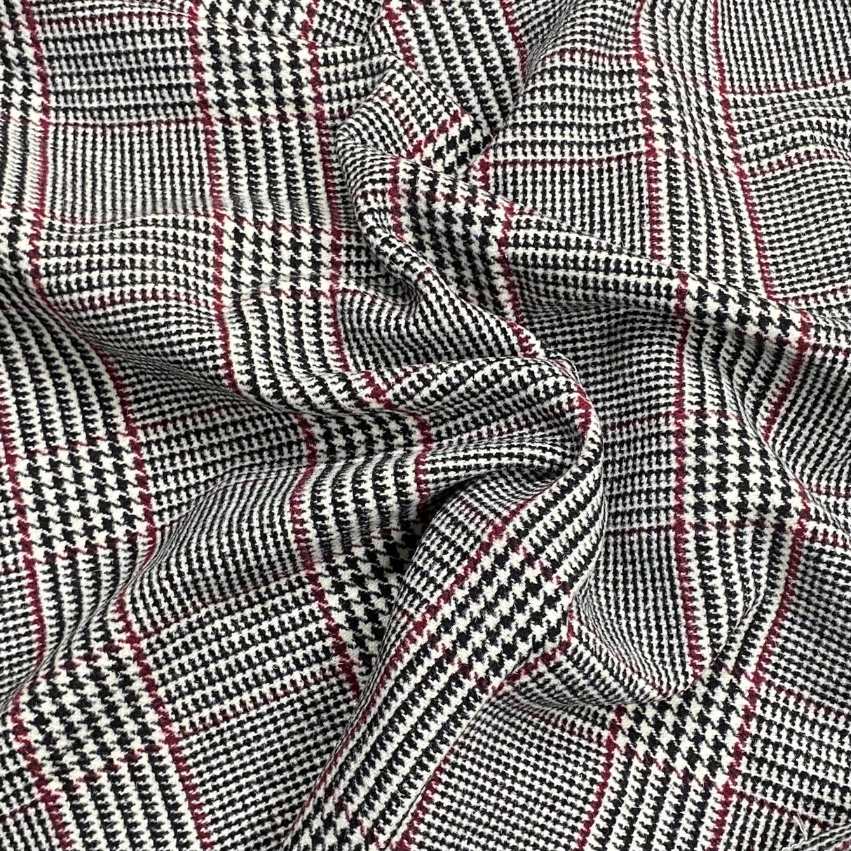 Premium Wool Rich Fabric 55" Wide (Checks)