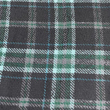 Premium Wool Rich Fabric 55" Wide (Black & Green)