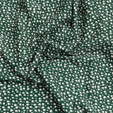 3 Metres, Premium Quality, Printed Dressmaking Viscose - 55" Wide (Emerald Floral)