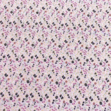 3 Metres, Premium Quality, Printed Dressmaking Viscose - 55" Wide (Baby Pink)