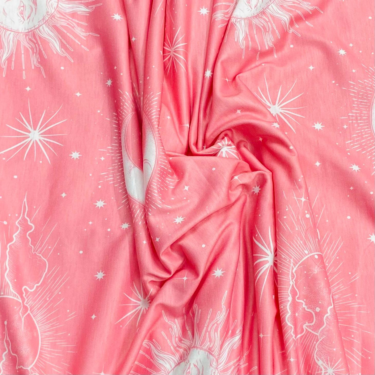 3 Metres Super Soft Cotton Feel Jersey 55" - (Pink Galaxy)