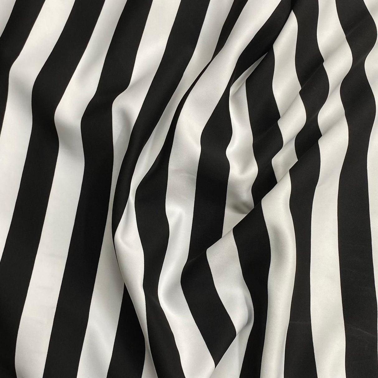 3 Metres Super Soft Cotton Jersey 55" - (Black & White)