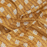 5 Metres Luxury 100% Cotton - 36" Wide (Golden Brown)