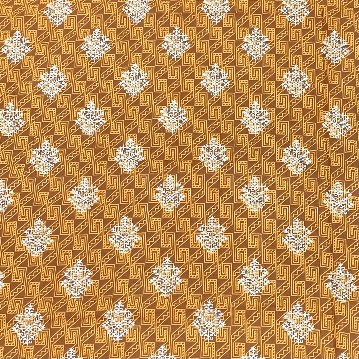 5 Metres Luxury 100% Cotton - 36" Wide (Golden Brown)