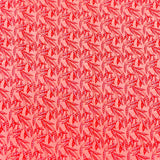 5 Metres Luxury 100% Cotton - 36" Wide (Coral Leafs)