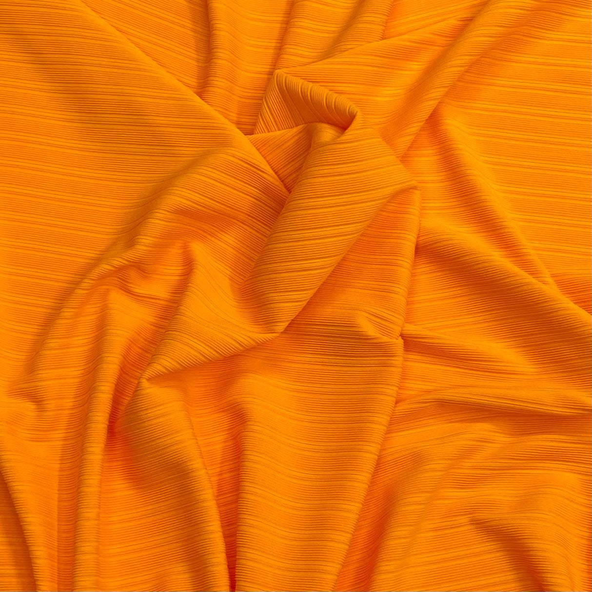 3 Metre Luxurious Soft Ribbed Jersey - 55" (Orange)