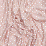 3 Metre Luxurious Soft Viscose Jersey - 55"-  (Polka)