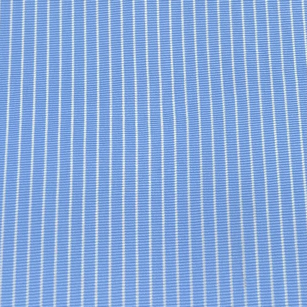 3 Metre Luxurious Soft Printed Ribbed Jersey - 55" (Blue & White)