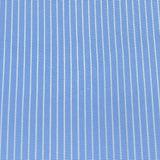 3 Metre Luxurious Soft Printed Ribbed Jersey - 55" (Blue & White)