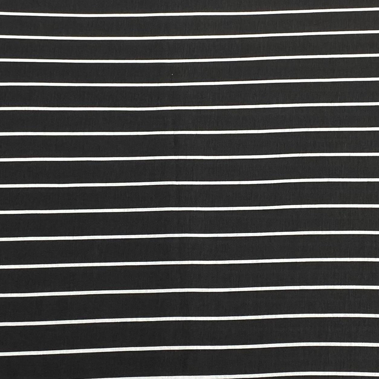 3 Metre Luxurious Soft Viscose Jersey - 55"-  (Black & White Stripes)