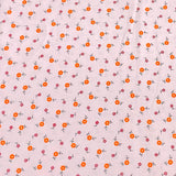 3 Metres Luxury 100% Cotton - 36" Wide (Peach & Maroon )