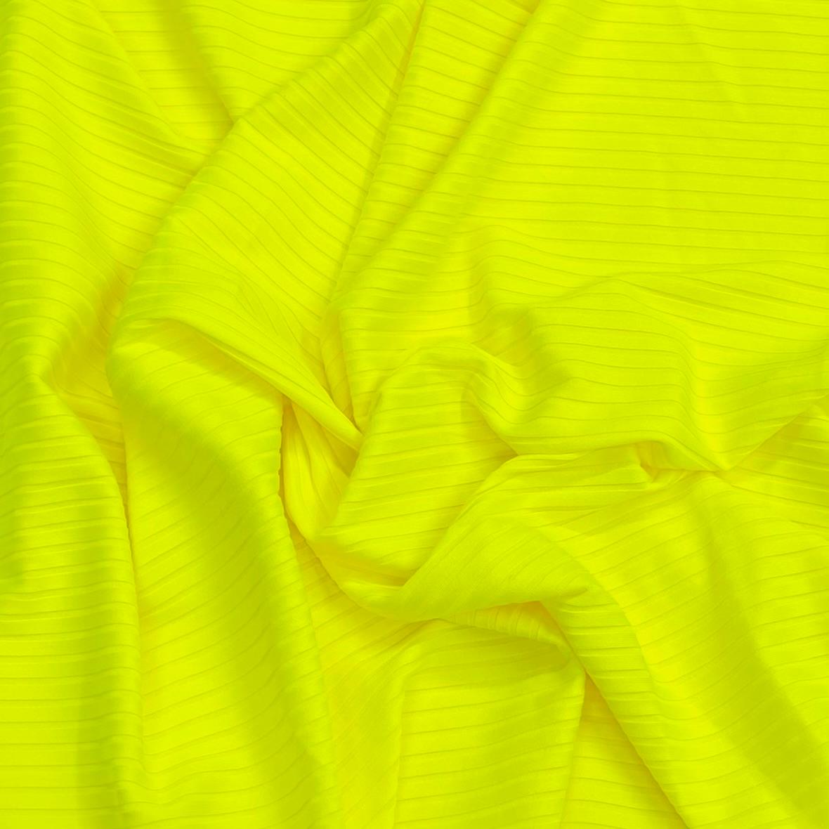 3 Metre Luxurious Soft Ribbed Jersey - 55" (Yellow)